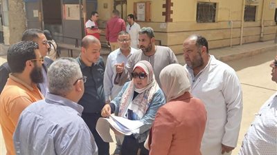 مساعد وزير الصحة للمشروعات القومية يتفقد الأعمال الإنشائية بمستشفى بدر الجديد بالبحيرة