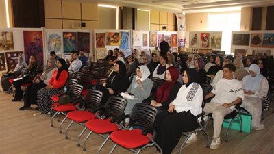 جامعة المنصورة تفتتح معرض أعمال طلاب قسم الديكور بكلية الفنون الجميلة