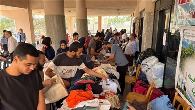 انطلاق فعاليات معرض الملابس الخيري الـ39 بكلية طب الإسكندرية 