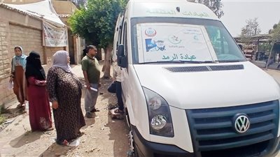 1314 مواطن استفادوا من القافلة الطبية المجانية بقرية القيطون  بالدقهلية 