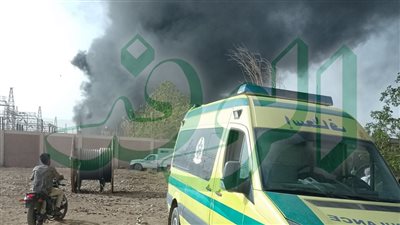 عاجل.. حريق هائل بمحطة كهرباء في نصر النوبة (صور)