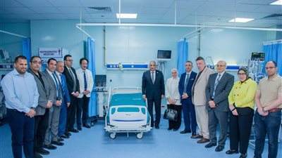 رئيس جامعة طنطا يتفقد وحدة عناية الأطفال المهداة بالمستشفى الجامعي الجديد 