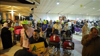 نقابة المهندسين تودع الفوج الثاني من حجاجها