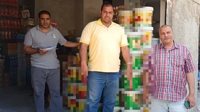 ضبط 100 شيكارة ذرة بدون فواتير تثبت مصدرها بالبحيرة