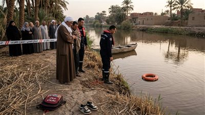 خطفه الموت أمام زملائه.. تفاصيل غرق الطالب مروان في بني صالح بالشرقية
