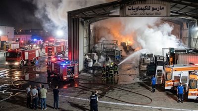 عاجل.. نشوب حريق في هنجر مصنع مارسو لصناعة الكيماويات بالعاشر من رمضان
