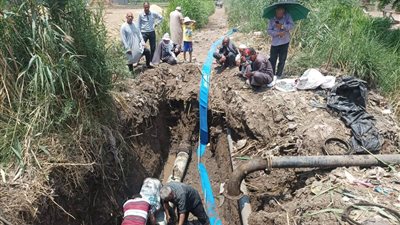 مياه البحيرة: استنفار متواصل بدمنهور لتحسين ضغوط المياه بقرية الحصة والعزب المجاورة