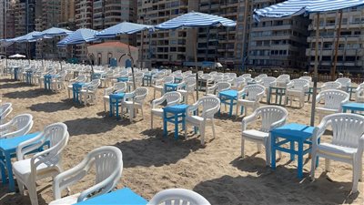 شواطئ الإسكندرية تستعد لاستقبال عيد الأضحى المبارك