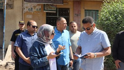 محافظ القليوبية يتفقد مصرف البلبيسي بالقلج لدراسة تغطية الجزء الواقع بنطاق المحافظة 
