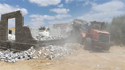 الجيزة تزيل 43 حالة تعد ومخالفات بناء جديدة ضمن الموجة 29 لإزالة التعديات