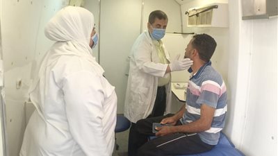 خدمات طبية مجانية لــ 1623 لأهالي قرية طرفا القبلية بالمنيا 