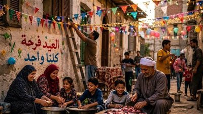 أجواء العيد في الأحياء الشعبية.. فرح جماعي وعادات متوارثة تصنع الذكريات