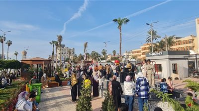 إقبال مواطني الدقهلية الحدائق العامة والمتنزهات