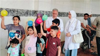 أطفال بلبيس يحتفلون بالعيد داخل المجزر