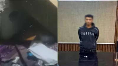 مدمن مخدرات ..القبض على عاطل لاتهامه بالتعدي على والده بالضرب وإتلاف شقتهم بالجيزة