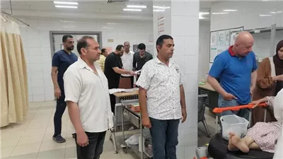 رئيس كفر شكر يتفقد المستشفى التخصصى للاطمئنان على المرضى في عيد الأضحي
