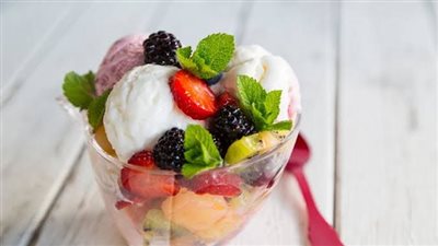 في عيد الأضحى حضري آيس كريم بالفواكه الطبيعية