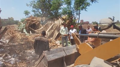 إزالة فورية لحالات بناء مخالف وتعديات على الأراضي الزراعية في 5 محافظات