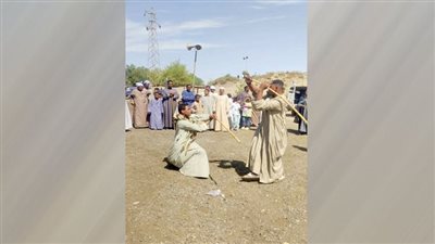 ساحات الذكر والتحطيب تجمع أهالى أسوان