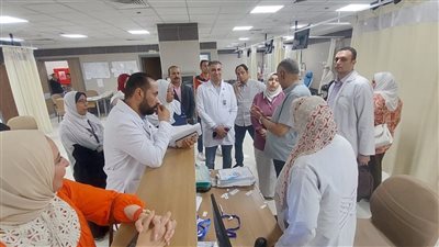 وكيل صحة الغربية يتفقد انتظام العمل والخدمات الطبية فى مستشفى طنطا العام