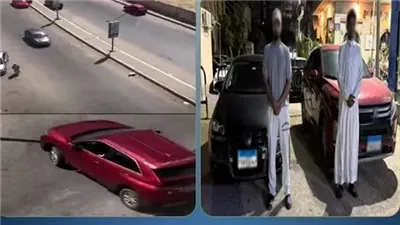 القبض علي قائدي سيارتين ملاكي قامت بأداء حركات استعراضية بالسويس