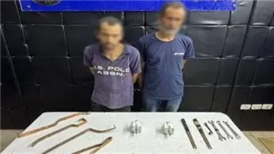 ضبط المتهمين بسرقة قطع نحاسية من داخل إحدى غرف الكهرباء بمدينة نصر 