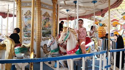 إقبال كبير على المتنزهات والحدائق بطنطا في ثالث أيام عيد الأضحى المبارك