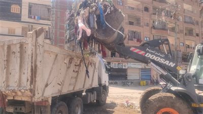 رفع 400 طن مخلفات بحي ثان في أقل من 24 ساعة بالغربية