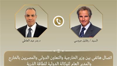 وزير الخارجية ومدير عام الوكالة الدولية للطاقة الذرية يبحثان مستجدات المفاوضات الأمريكية–الإيرانية
