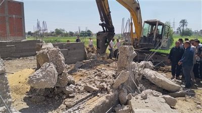 حملات بأبو النمرس والحوامدية ومنشأة القناطر والعياط وجنوب الجيزة لإزالة التعديات
