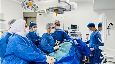 نجاح استئصال ورم ضخم يزيد حجمه عن 10 سم بمنطقة الحوض بدون جراحة