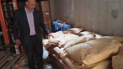 الغربية: ضبط مخزن سري بطنطا بداخله 2.5 طن مستلزمات دهانات