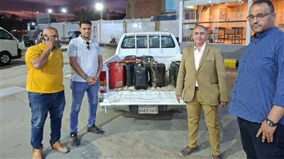 ضبط 280 لتر سولار مدعم قبل بيعه بالفيوم 