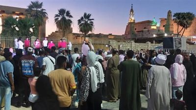 ثقافة الأقصر تختتم احتفالات عيد الأضحى بساحة أبو الحجاج