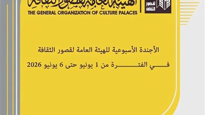 تتضمن أنشطة وعروضا فنية.. ننشر أجندة قصور الثقافة الأسبوعية