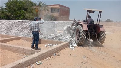 إزالة 16 تعدٍ بالشرقية في ثالث أيام الموجة 29