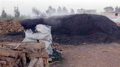  مكامير الفحم والمصارف الملوثة تحاصر أهالى ميت أبوالحسين