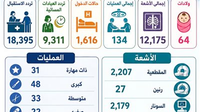 مستشفيات الدقهلية تقدم أكثر من 41 ألف خدمة طبية وتُجري 134 عملية جراحية خلال عيد الأضحى 