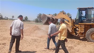 إزالة 22 حالة تعدي بالبناء المخالف على الأراضي الزراعية وأملاك الدولة في الشرقية
