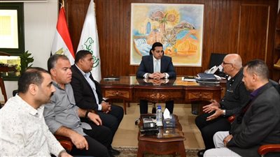 نائب محافظ الفيوم  يتابع أعمال تطوير المدرسة الفندقية بسنورس