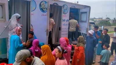 قافلة سكانية شاملة بقرية المروحة بالمحمودية