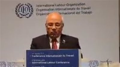 الفيومي من مؤتمر العمل الدولي بجنيف: قتل الفلسطينيين والتهجير والاستيطان يتنافى مع القيم الإنسانية