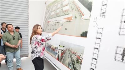  وزيرة التنمية ومحافظ البحر الأحمر يتفقدان الموقف التنفيذي لإنشاء مجمع خدمات سوق الجملة الجديد
