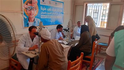 قافلة طبية متخصصة للعيون بقرية سنهور بدمنهور 