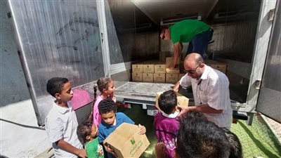 قافلة طبية كبرى وتوزيع مساعدات لذوى الهمم  بمركز الغردقة للتنمية الشبابية
