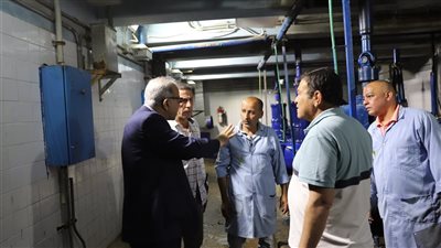 رئيس صرف صحي الإسكندرية يتفقد محطة المعمورة ويوجّه برفع كفاءة التشغيل