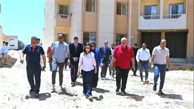 محافظ البحيرة تتفقد المشروعات القومية بحوش عيسي