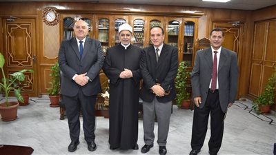 رئيس جامعة الأزهر يبحث مع رئيس الإذاعة سبل التعاون بين الجانبين