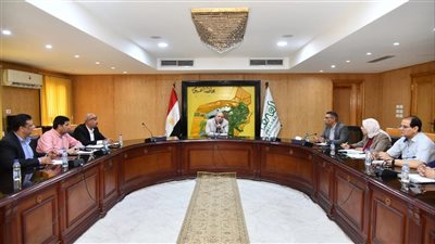 محافظ الفيوم يبحث إعادة تشغيل وحدة التغويز اللاهوئي لإنتاج الطاقة الكهربائية بقلهانة