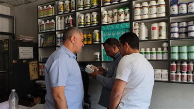 الزراعة تواصل حملاتها المكثفة للتفتيش على مراكز بيع وتداول المستحضرات البيطرية